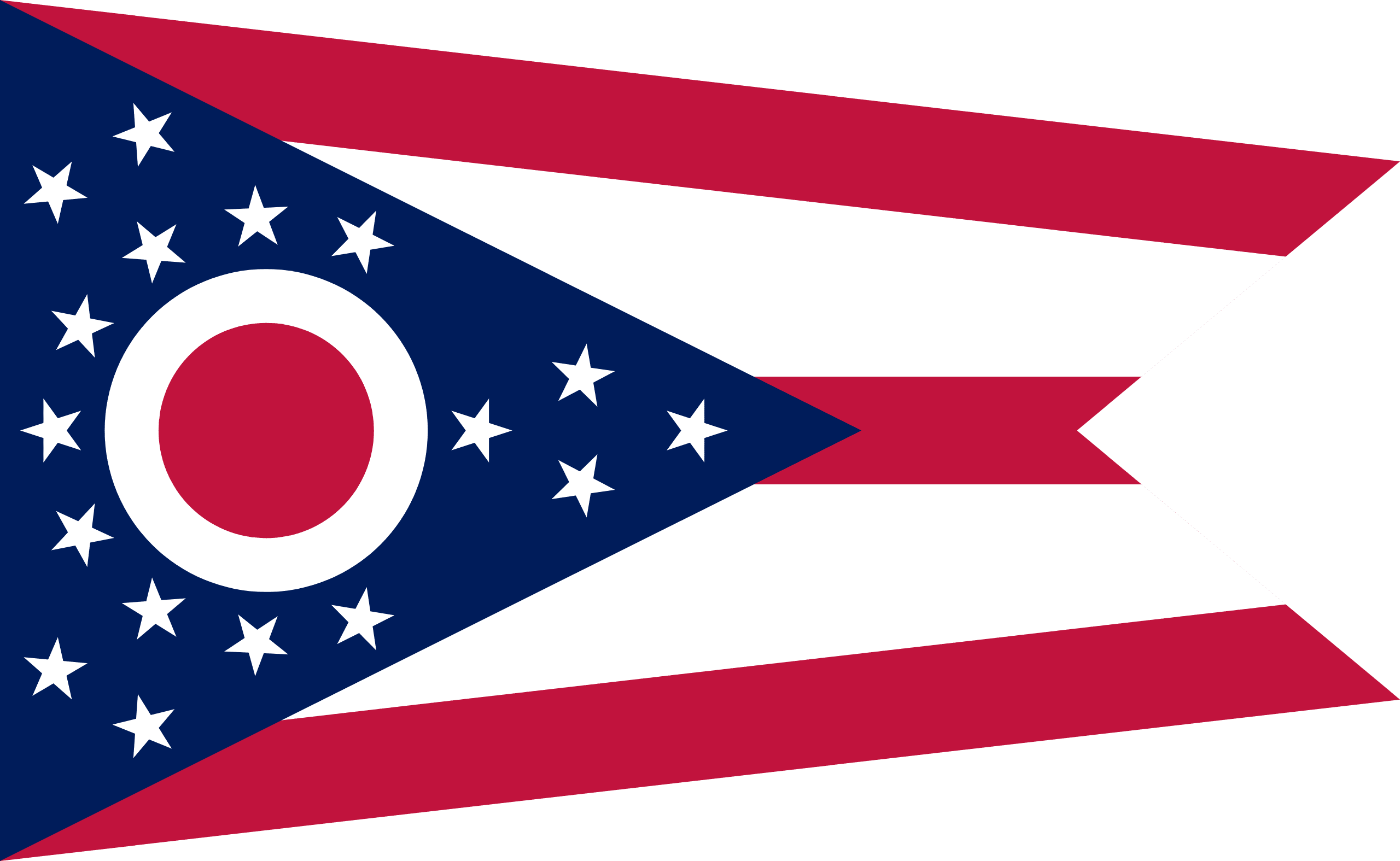 オハイオ州 アメリカの国旗
